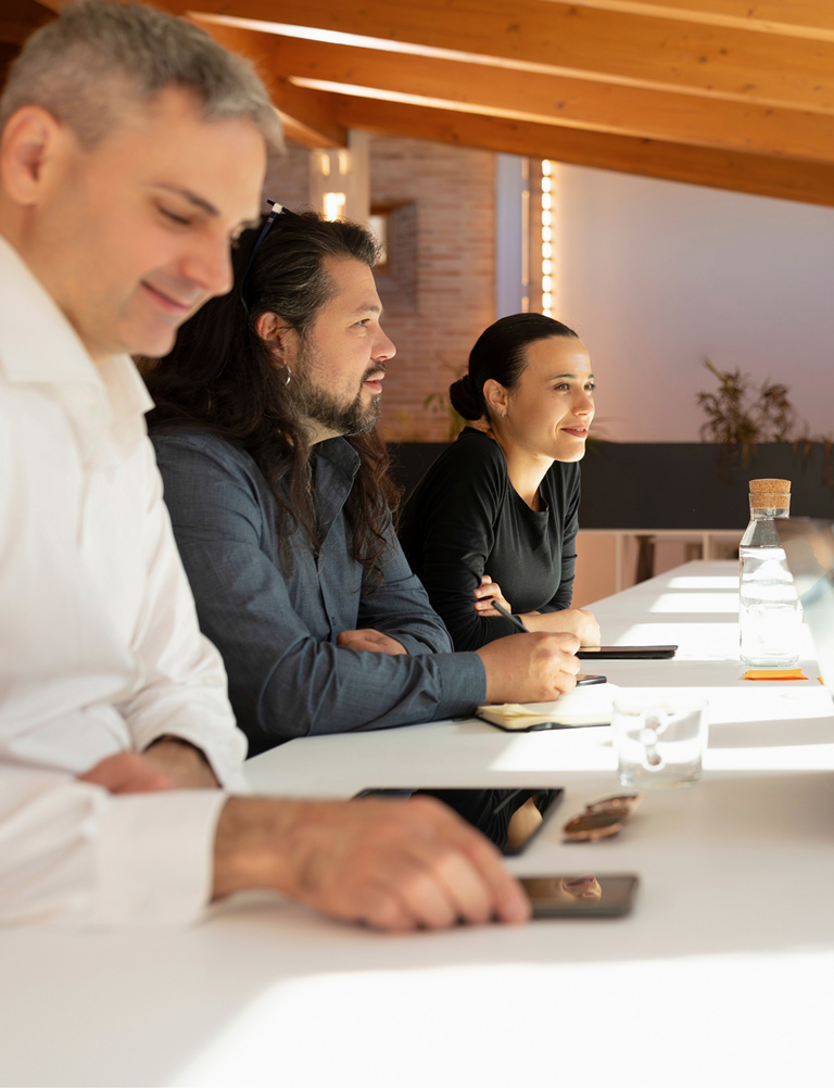 Candor consultants meeting with a client team