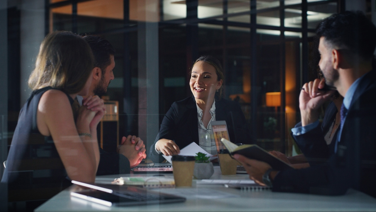 Meeting between candor consultants and client operations lead